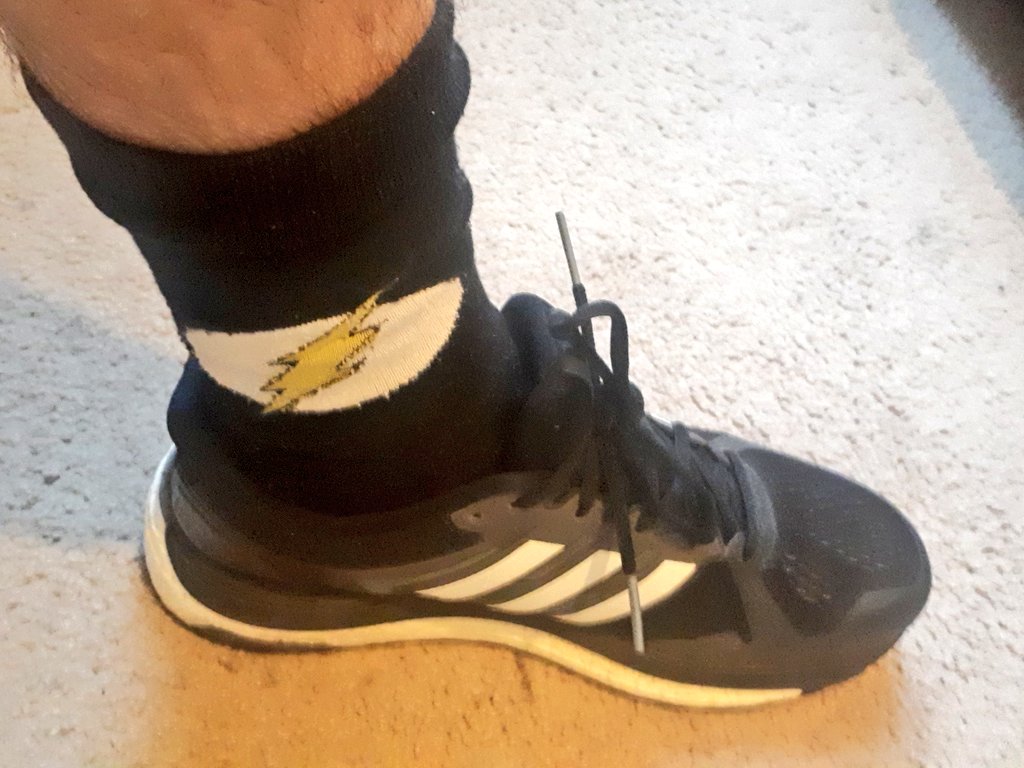 tophermwoods's tweet image. Not only do Flash socks look rad as hell, they increase your chance of entering the speed force by 5 trillion percent #flashfact