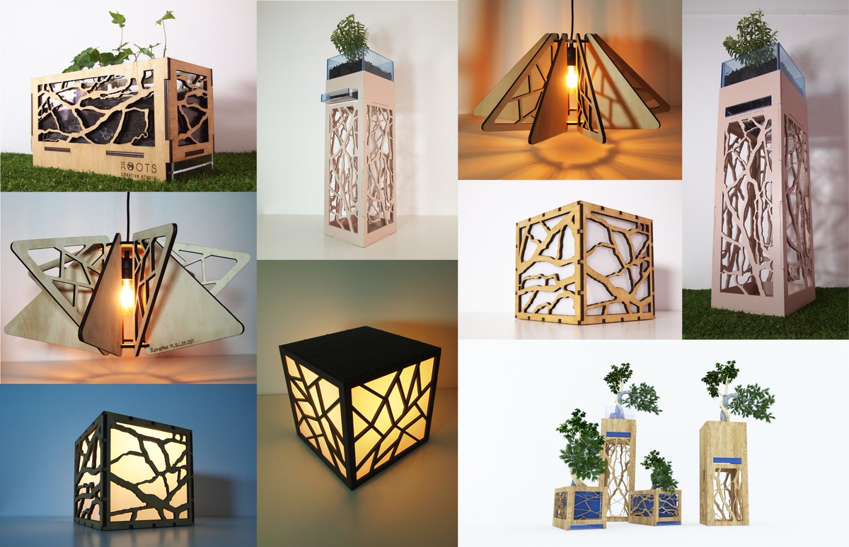 We are so excited to announce that our products are ready and we can take your orders! You can see them on our page simply by clicking here: roots-creativestudio.com/ourshop/ Our first line of products fully reflects our identity and are ready to inspire you! #design #lamps #flowerpots