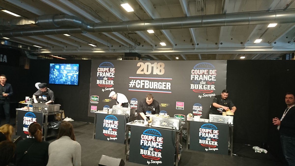 cbruneau_gs's tweet image. C'est parti pour la coupe de France du Burger 2018.#CFburger
