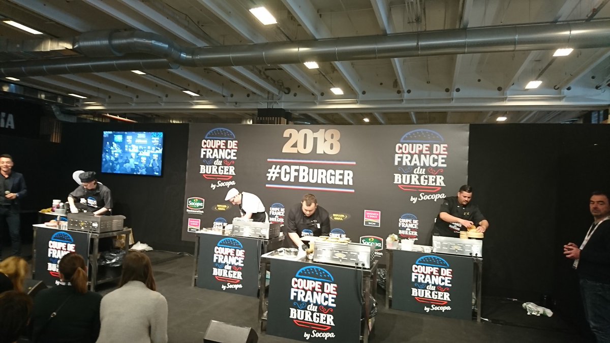 C'est parti pour la coupe de France du Burger 2018.#CFburger