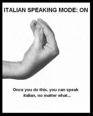 PerryTrans's tweet image. The essence of the Italian language...:) #italian #language #translations #humour