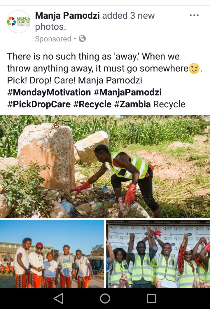 Clive_Mbs's tweet photo. #PickDropCare #Recycle #Zambia https://t.co/SLZiC1gHgG