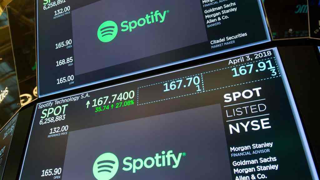 Siecledigital's tweet photo. Spotify, le numéro 1 du streaming musical, a fait son entrée en bourse https://t.co/KRH23F9wsN https://t.co/ieaJ5KZzez