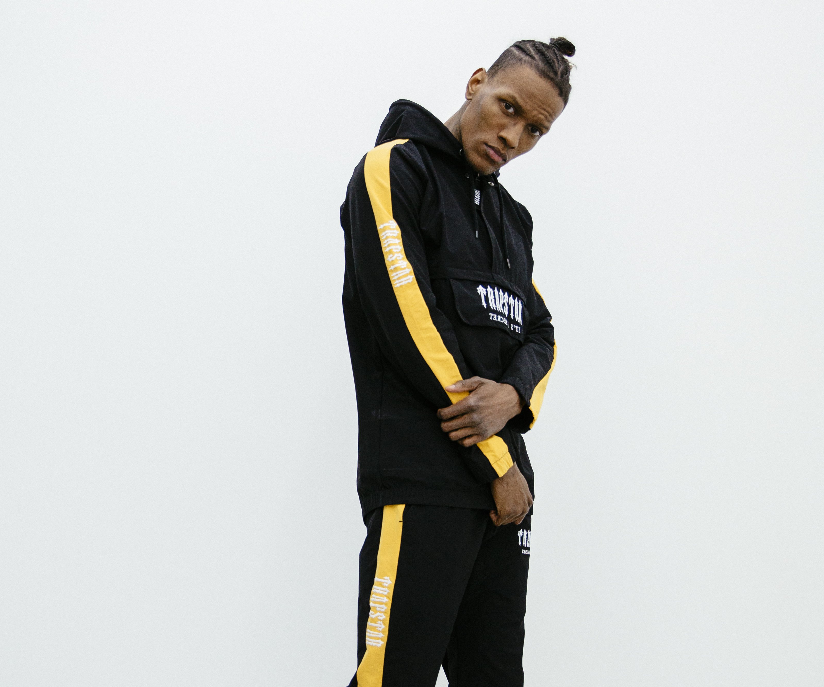 Trapstar Tracksuit - Black Yellow