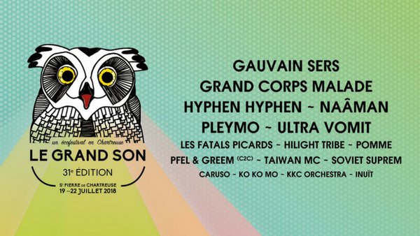 fnacspectacles's tweet image. #Festival : Gauvain Sers, Grand Corps Malade, Hyphen Hyphen, une superbe programmation pour cette 31e Edition du Festival Le Grand Son !

🗓️ Du 19 au 22 juillet
📍 À Saint-Pierre-de-Chartreuse (38) 
🍀 Un écofestival exceptionel 
🎟 Vos Pass &amp;gt; bit.ly/FNAC-FestivalL…