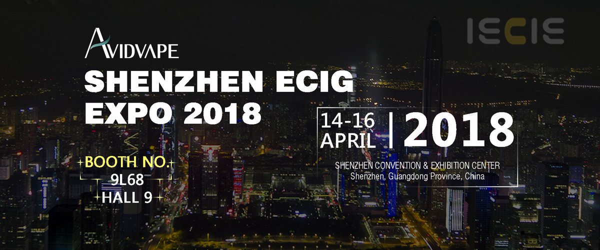 #shenzhen #ecigexpo Welcome to visit us. 👇👋💨💨💨
👉AvidVape Booth No. 9L68 ,Hall 9
👉14th-16th April 2018
avidvape.com
#AvidVape #vapetricks #vapenation #vapor #vaporizer #vaporizing #vapors #ecig #80w #mod #ecigarette #Електроннасигарета #rda #ecigexposhenzhen