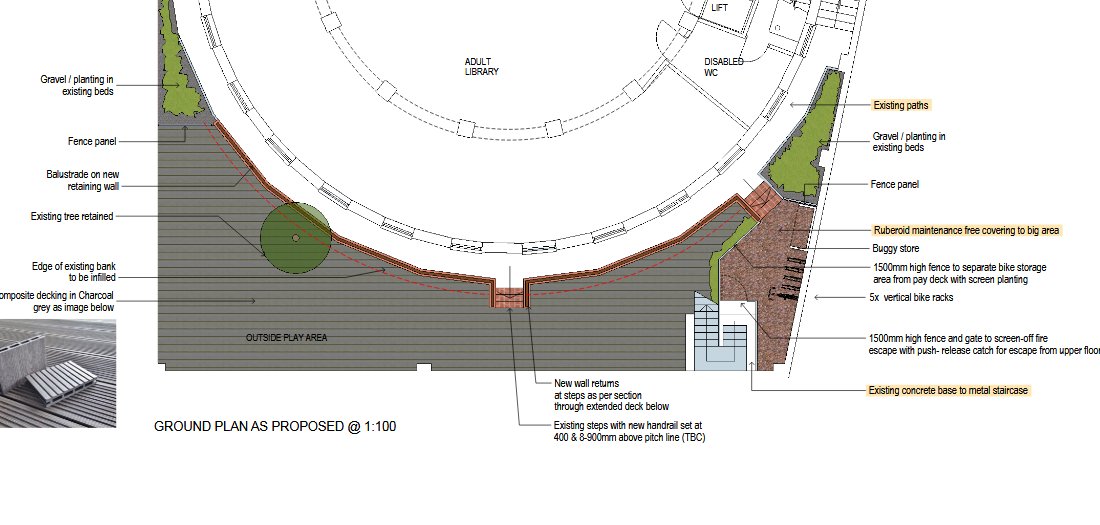 saveHOVE's tweet photo. Here is BH2018/00469 location showing that THREE Vallance Rd grdns will be impacted by the proposed nursery play space at #HoveLibrary. But BHCC did not deem them worthy of even ANY neighbour consultation letters!!! https://t.co/omS5RuFLxo