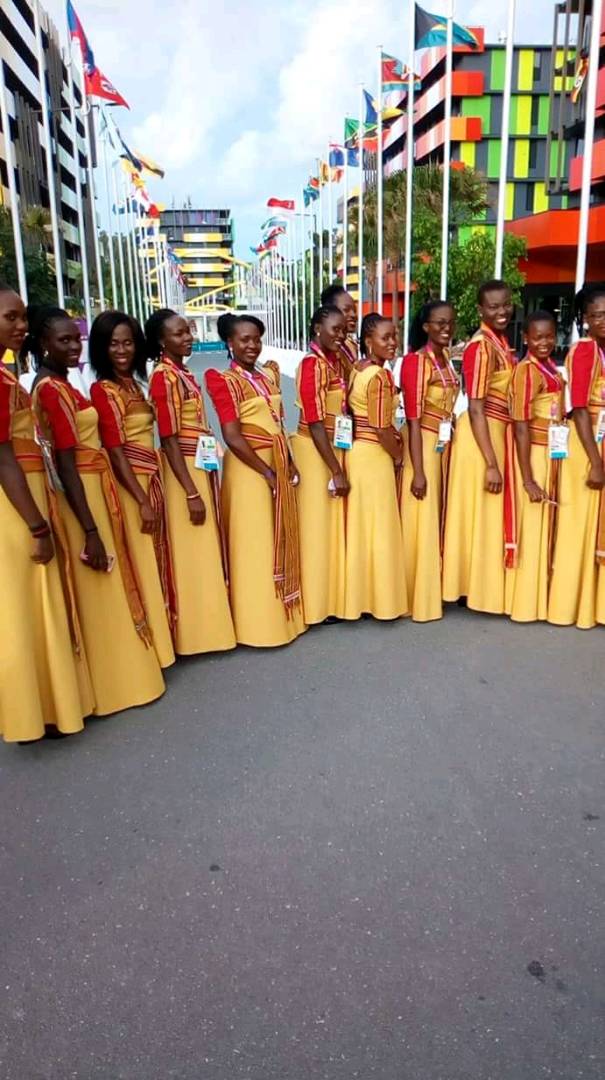 The Uganda Commonwealth team heading out to the opening ceremony of the <a href="/GC2018/">高程</a> 🤗🙌👌👌👌.

Netballer Peace Proscovia is the flag bearer for the team.
<a href="/Official_UOC/">NOC UGANDA | CGA UGANDA</a> <a href="/nbstv/">NBS Television</a> #NBSUpdates
