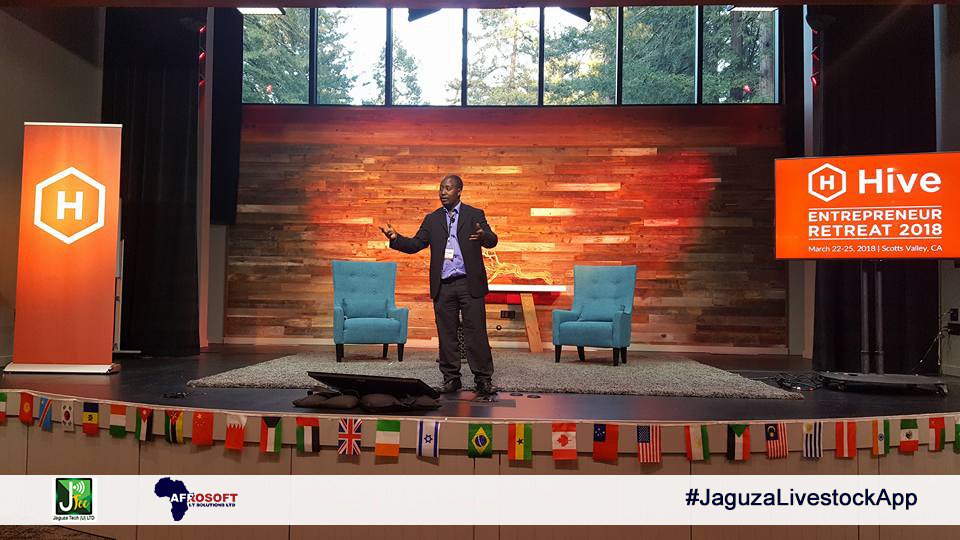 KasiitaMark's tweet image. Previously, Mr. @katamba18 was addressing the participants at  #MicrosoftTechSummit in San Francisco. 
#JaguzaLivestockApp