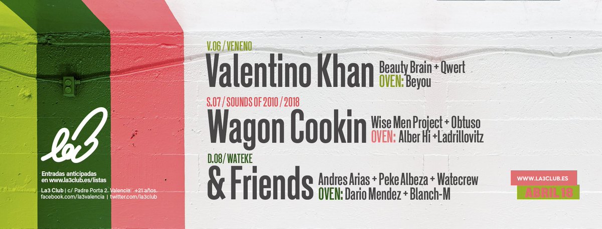 Este fin de semana en La3 se baila así!
Apúntate en la3club.es/listas