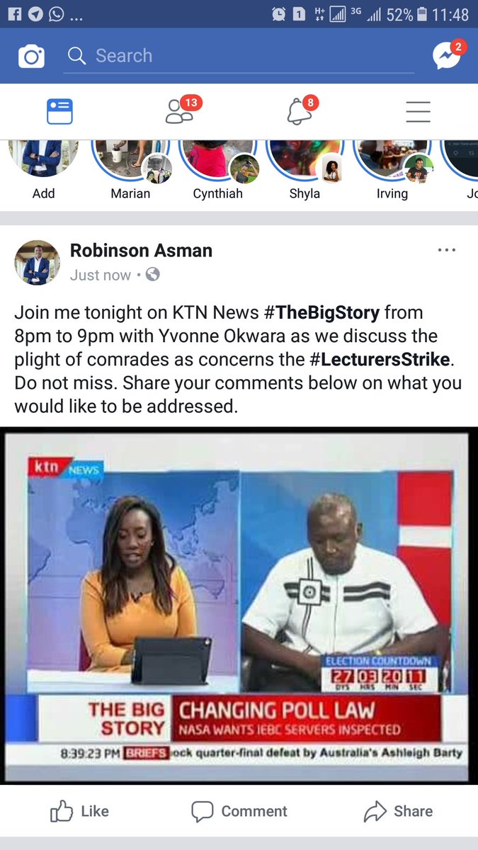 CashvilleAsman's tweet image. #EndLecturersStrike Join me tonight at 8pm on KTN News as we discuss the plight of comrades as concerns the lecturers strike.