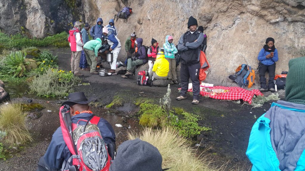 lynnmalonza's tweet photo. Day 2, Mt.Kenya chronicles! The real struggle had officially began!! Heading to Shipton 4200mts above sea level!
#AdventureApril #hikingadventures #xtrym #travel https://t.co/kHC6L3el5g
