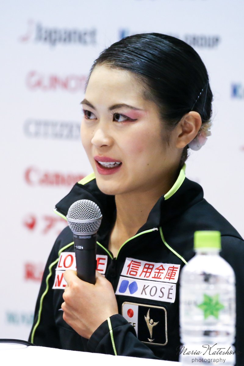 mariapixx's tweet photo. Satoko Miyahara at 2017-18 Grand Prix Final press conference
#SatokoMiyahara #宮原知子 #GPF17 https://t.co/VVwLToQoez