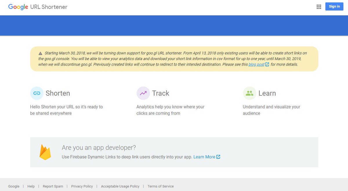 Nick_Tsagaris's tweet photo. Google Is Shutting Down Its https://t.co/rLGJYDKaXZ URL Shortening Service
Check it out here https://t.co/P8U7c5t179
#GoogleNews #GoogleShortner #Services #UrlShortner #NickTsagaris #News #NewsUpdates https://t.co/Kdi0xXvmHj