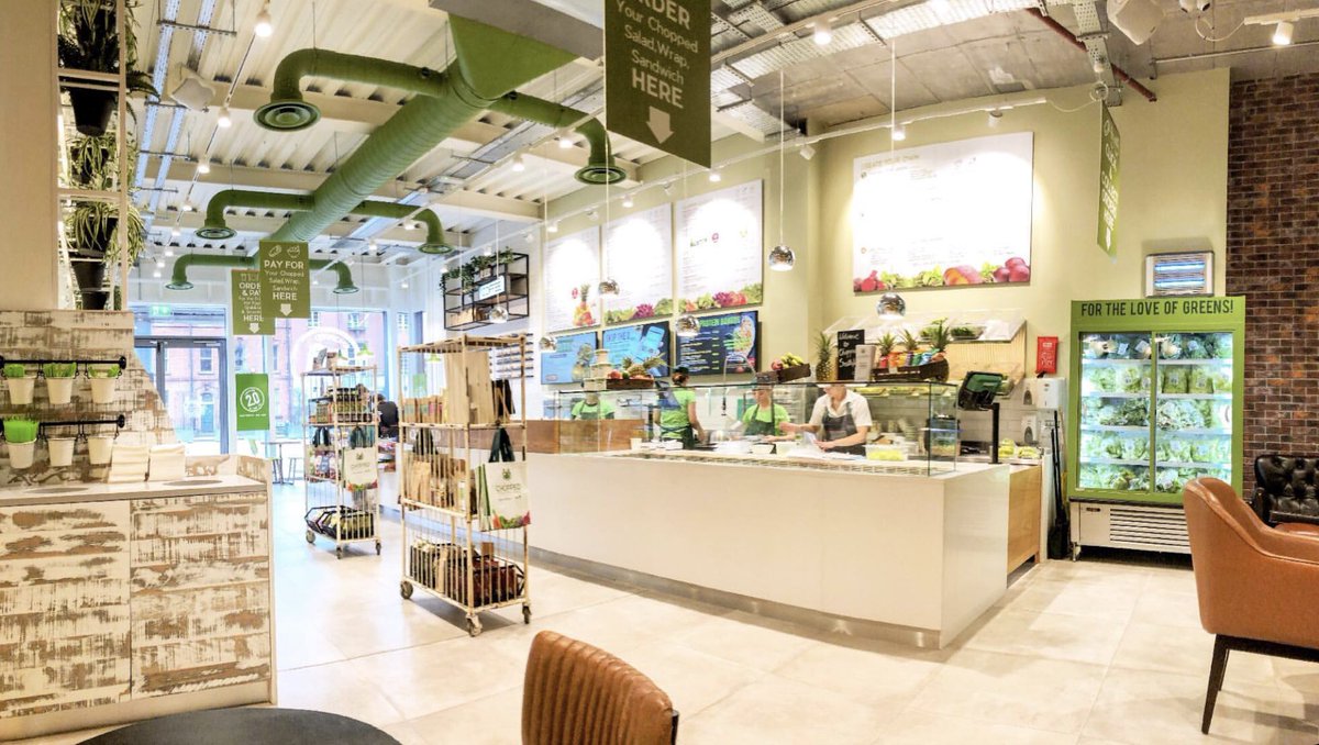 BrianLBruce's tweet image. CHOPPED 2.0 Smithfield is now open. We have gone with a complete new look and feel to offer a place to Eat.Work.Chill from. Offering a new exciting healthy breakfast N dinner menu and more. With award winning barista’s and coffee. Well done team #number44