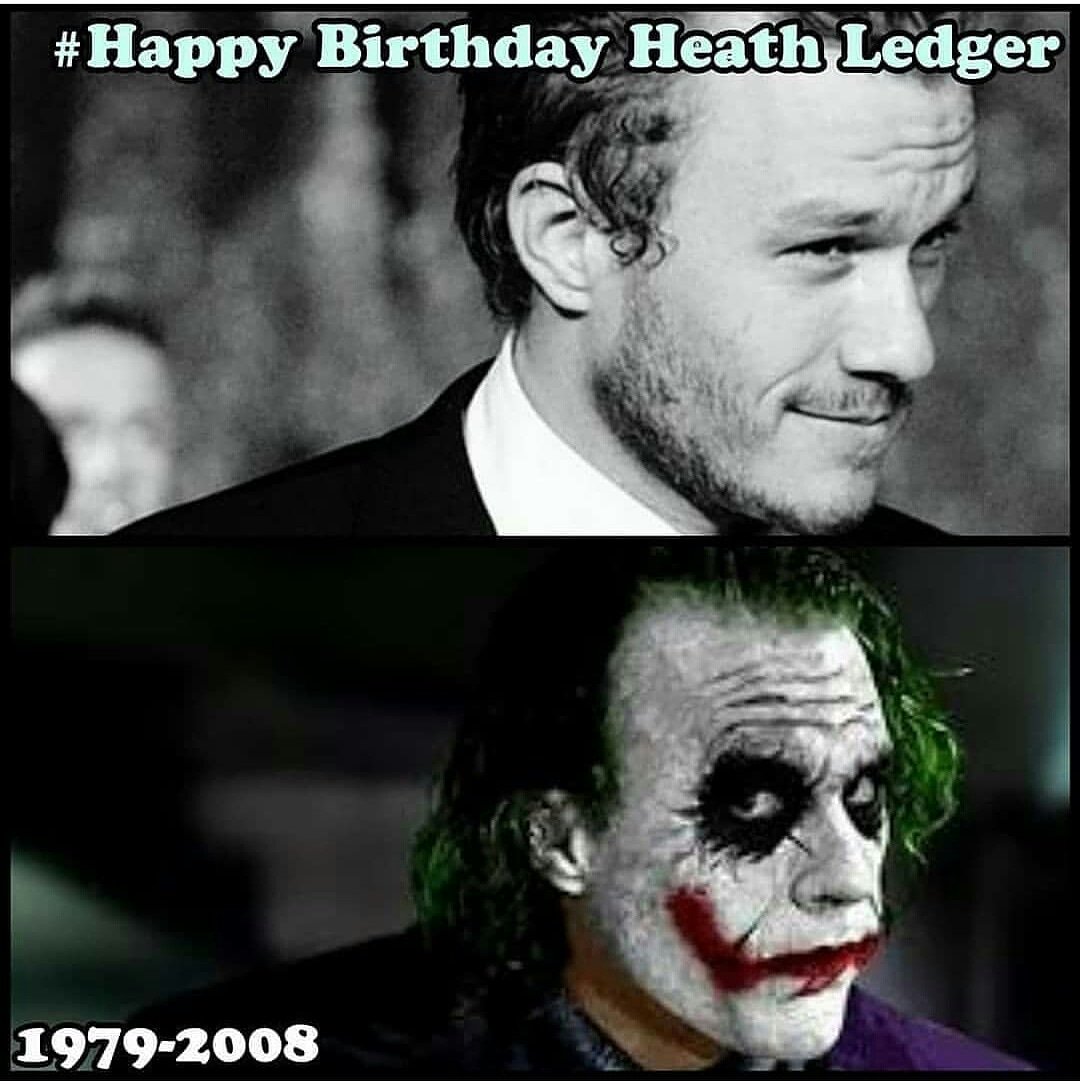 Happy birthday heath ledger A terrific performer 
Remembering him on his birthday 