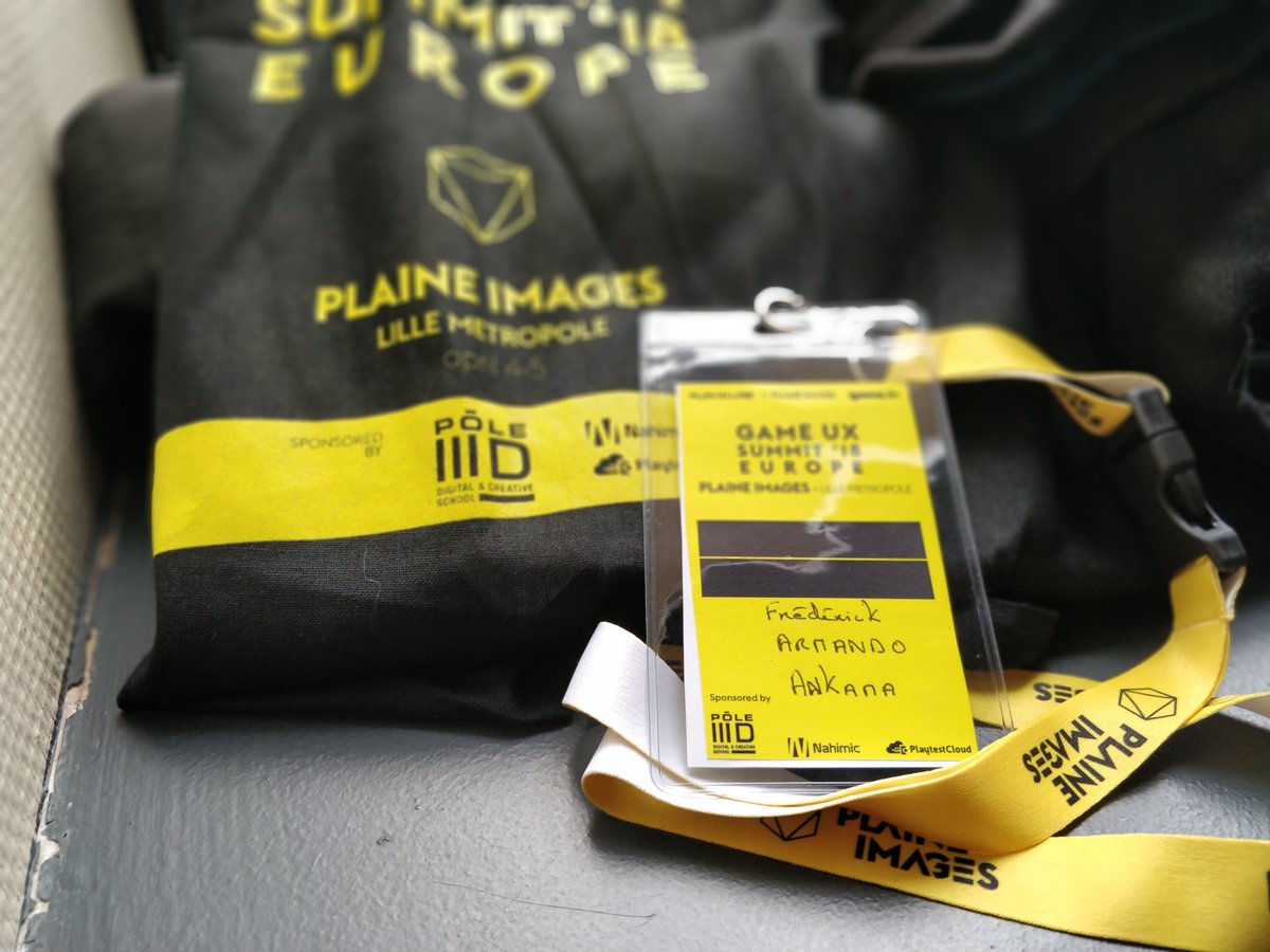 Fred_Armando_'s tweet photo. Le #GameUXsummit reprend ! Avec cet après-midi du #prototypage, #onboarding, #VR et #sounddesign. @AnkamaGames #uxvr #internship https://t.co/h1t2ZxDo5X