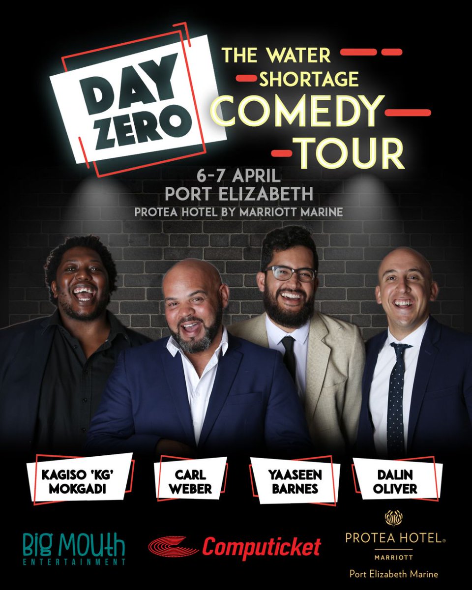 Ya_a_seen_Him's tweet photo. Can we RT this till it gets to the people of PORT ELIZABETH please.
Because we're doing a show &amp; I'd love for them to be there
@DalinOliver @KGcomic @carlweber9 https://t.co/512VGLGDrZ
