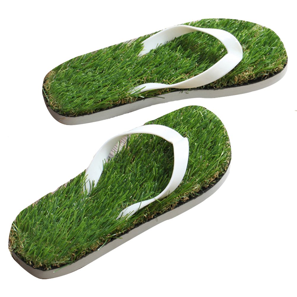 artificial grass slippers