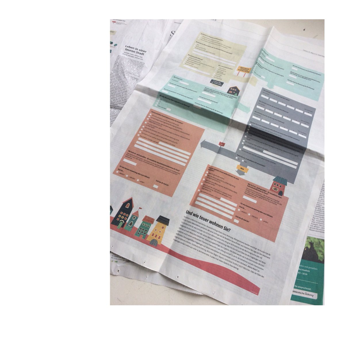 gold_lila's tweet photo. Am #osterwochenende war das Projekt zum Thema „Wohnen in München“ an dem ich in letzter Zeit gearbeitet habe in der @sz und auch online auf https://t.co/6oD9BjnlO7 zu sehen! 🐰🐣💐 #szamwochenende #infografik #illustration #münchen https://t.co/CR92kICa2k