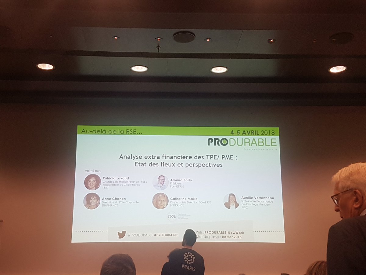 JimmyMerlet's tweet image. 🔴 #PRODURABLE2018
Analyse extra financière des #TPE / #PME : État des lieux et perspectives.

#RSE #CSR