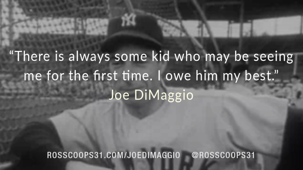 What Joe DiMaggio Taught Me About Leadership #edbeat bit.ly/2pUjmue