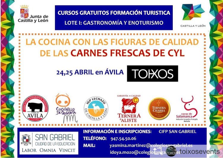 Avilaautentica1's tweet photo. Para aquellos que queráis hacer un curso de cocina con un chef innovador como @IvanHB7 del restaurante @toixosavila con las carnes con figura de calidad de #castillayleón como @CarneAvilaIGP https://t.co/1olKxp27Tb