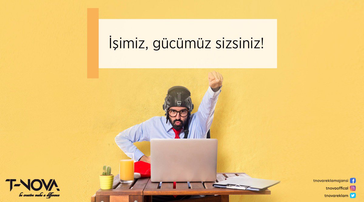İşimiz de gücümüz de sizsiniz!

#tnova #reklam #reklamajansı #digital #media #marketing #digitalmarketing #graphic #graphicdesign