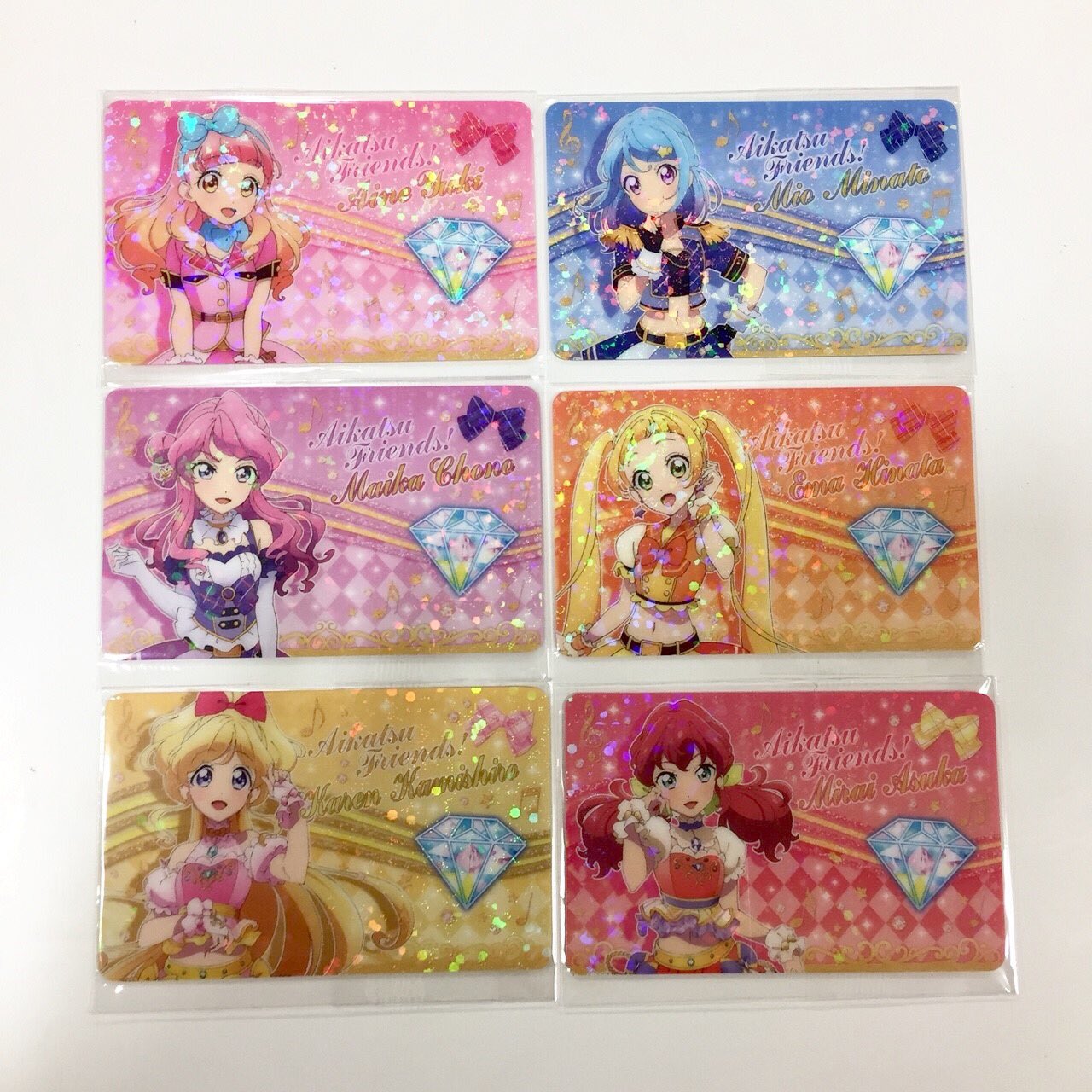 アイカツ ファン証明書デザインキーホルダー 有栖川おとめ アイ アイカツ ファン証明書デザインキーホルダー 有栖川おとめ アイ
