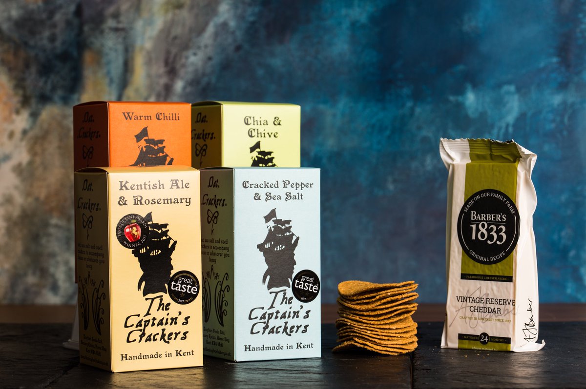 curdandcure's tweet photo. The @thezingiberibakery is an artisan bakery based on the North Kent Coast.
Their Kentish crackers are wheat & dairy free as well as being preservative free and are a must for a cheese board!
#captainscrackers #zingiberi #crackersforcheese #oatcrackers https://t.co/P3YY4Kkw77