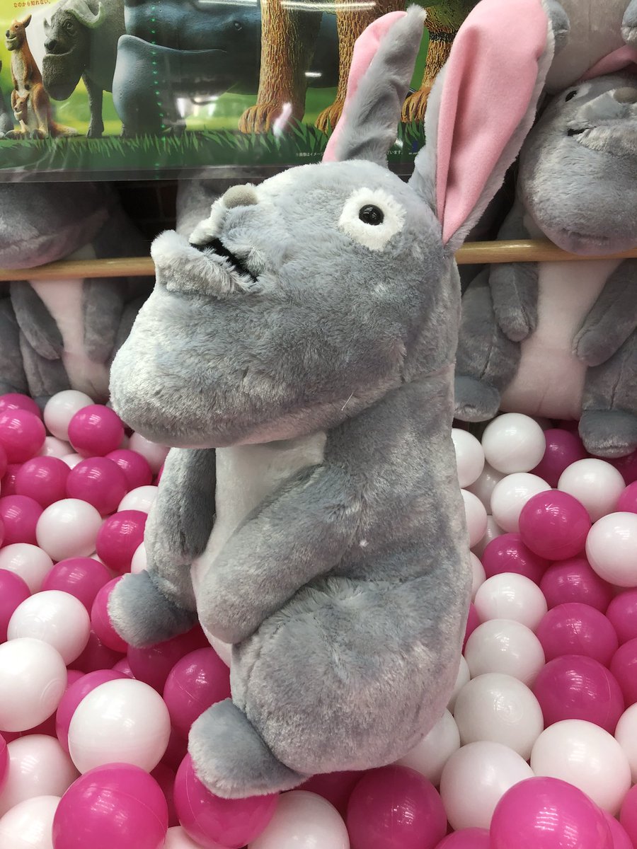 ドラマ港北インター店 景品入荷情報 密かな大ブーム しゃくれるプラネットbigぬいぐるみ 第何弾でしょう 今回は しゃくれたウサギです 知人の家にコレがあったらビックリしますね シャクレルプラネット