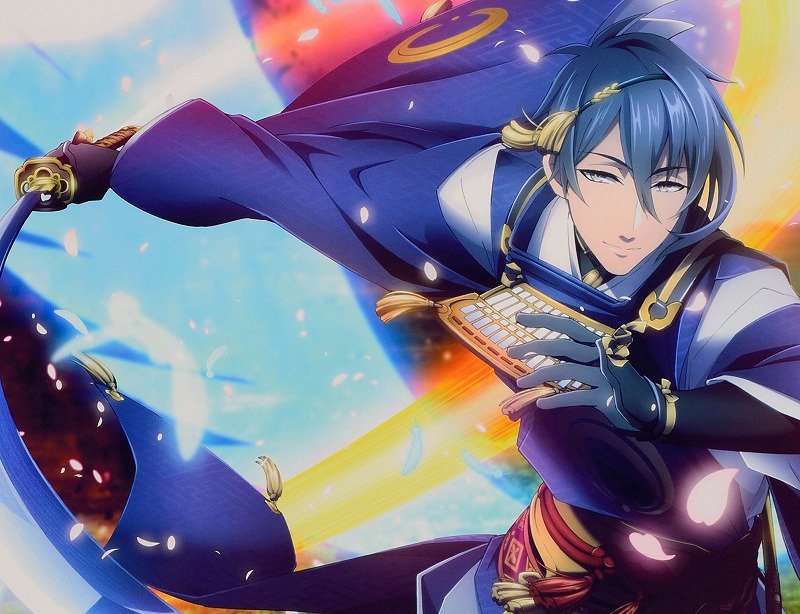 CG-i 『活撃 刀剣乱舞』鶴丸国永 / 三日月宗近 の出力と額装の