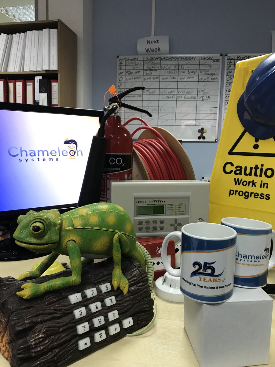 chameleon_ltd's tweet photo. Taking your calls for 25 years!!! #FireAlarmSaftey #Birthday #Happy25th #chameleon #celebration #firealarm #24hourcallout https://t.co/elq0PxP1eG