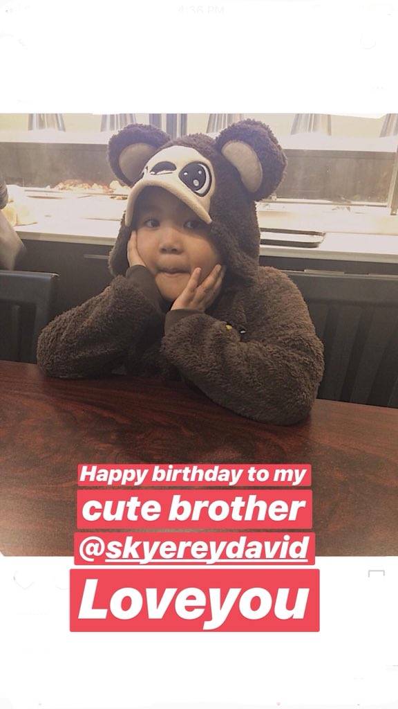 happy birthday to my baby brother skye! ❤️