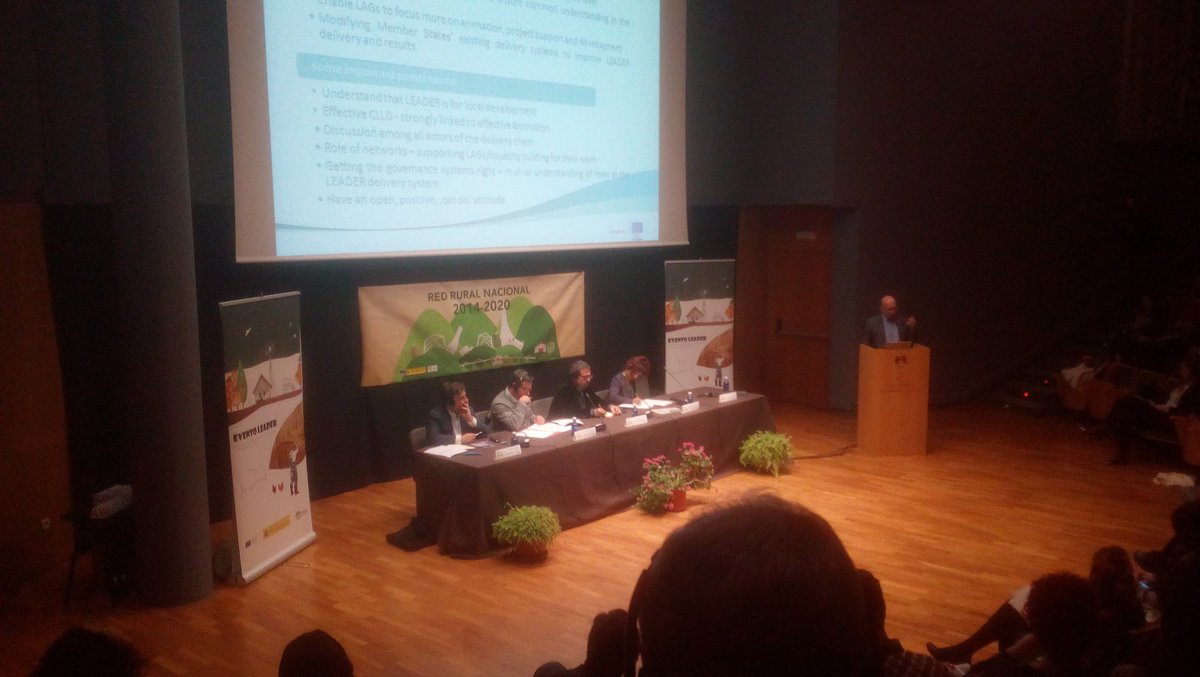 Evento leader 2018. Gdr de toda España asisten evento leader. Los grupos de accion local como motor de cambio