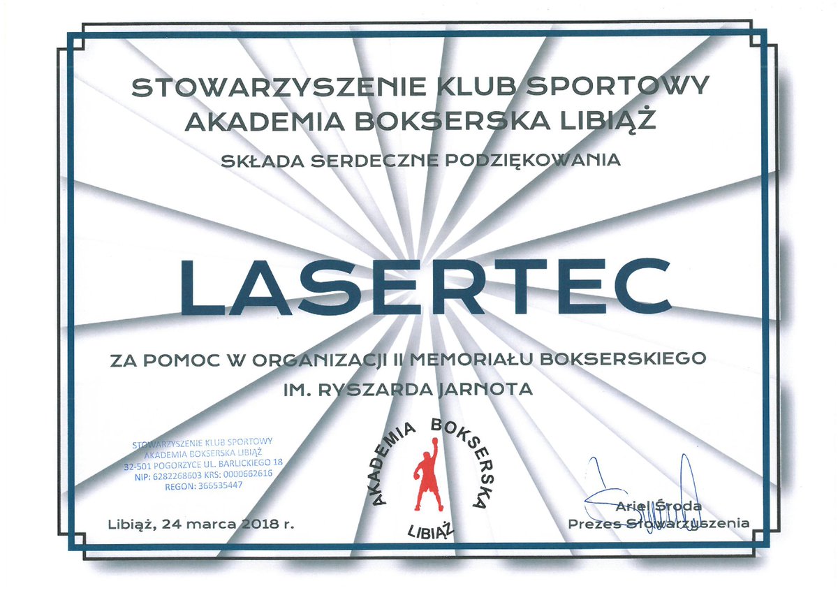 LASERTEC_TYCHY's tweet photo. Angażujemy się w różne #wydarzenia sportowe - 24 marca odbył się wspierany przez nas był II Memoriał Ryszarda Jarnota. Cieszymy się sukcesami młodych sportowców, a także jesteśmy pewni, że zawalczą o najwy��sze sportowe trofea. 
https://t.co/xG6jQD7o8g https://t.co/WOzJNIfApm
