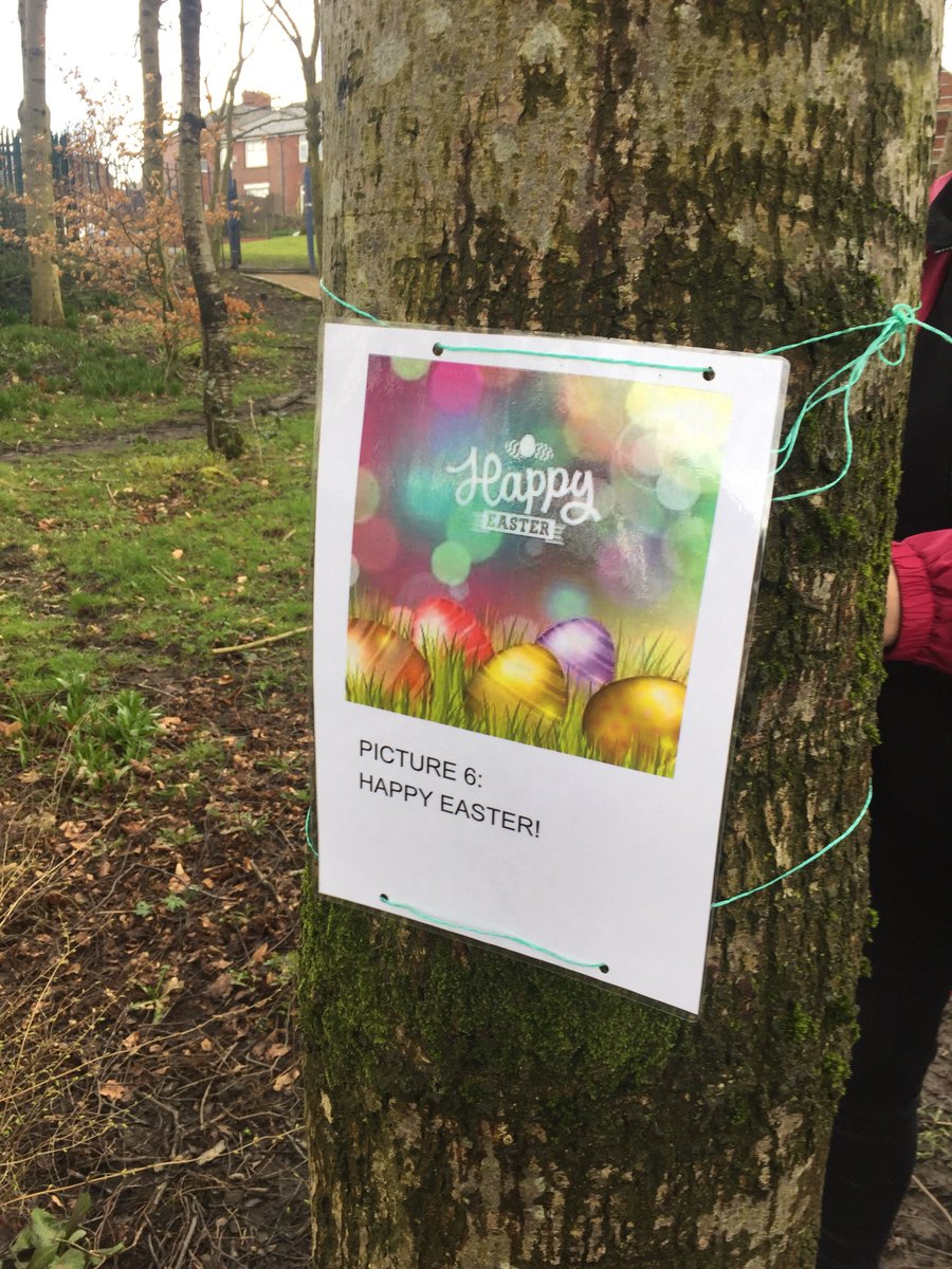 Final clue planted in Stoneleigh Park for this afternoons Easter Trail <a href="/Clare_in_Derker/">Clare Oldham</a>. Join us from 1 until 3pm 😁