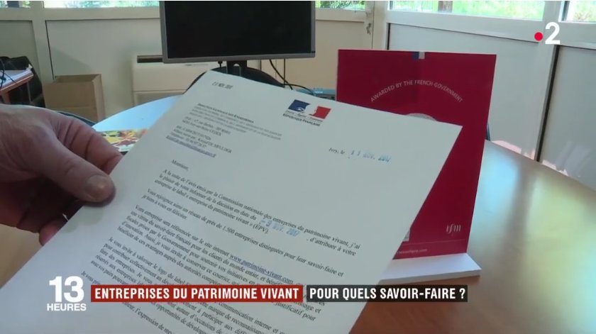 labelepv's tweet image. Le @labelepv au JT de 13h de @France2tv ! Avec les entreprises #EPV Doucet confiseurs et @MLustrerie 
A revoir ici ➡francetvinfo.fr/economie/entre… @BrunoLeMaire @DGEntreprises @_Bercy_