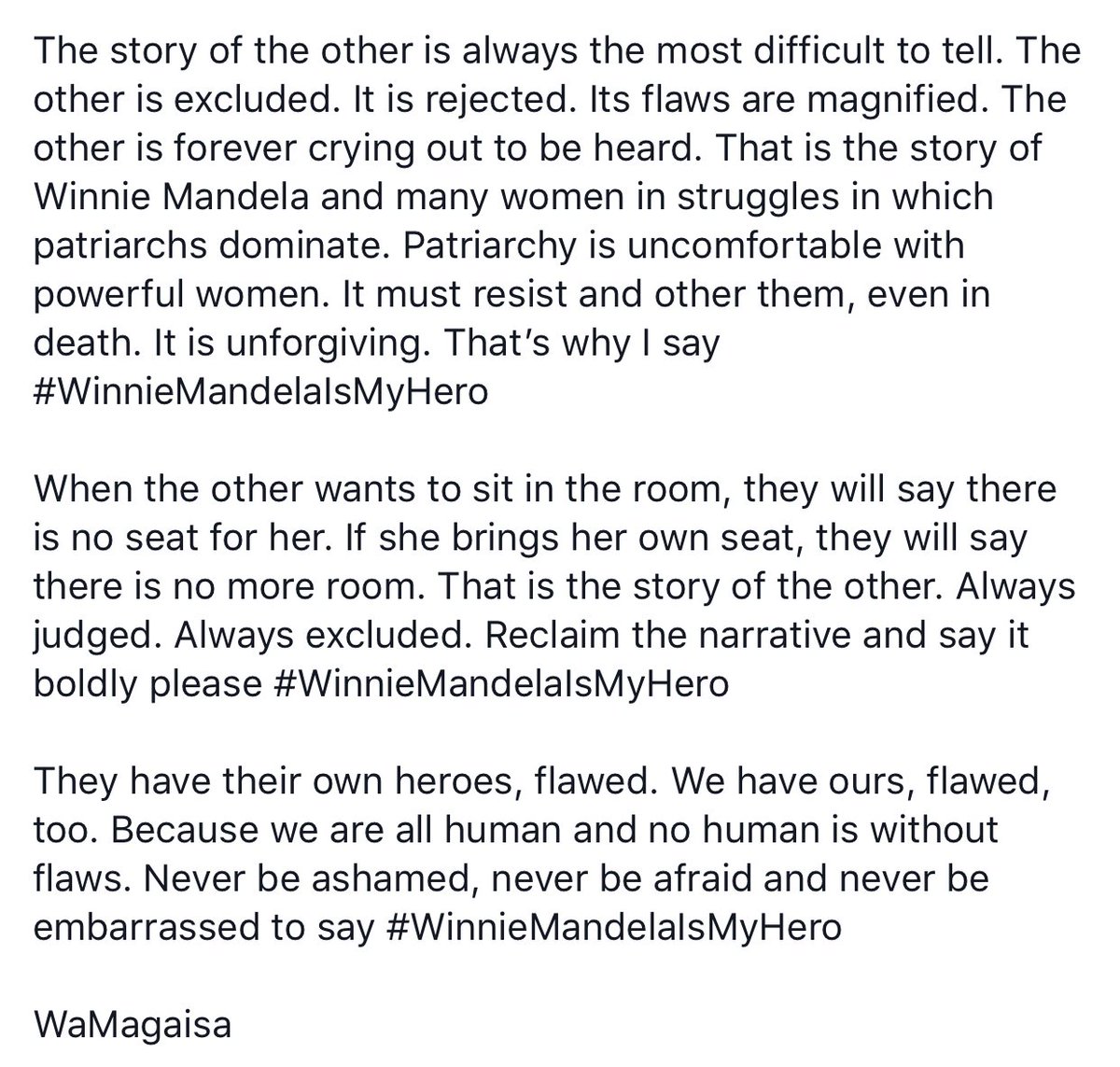 BigSaturdayRead's tweet photo. So the tweets became a poem #WinnieMandelaIsMyHero  @Wamagaisa https://t.co/AEW0S9iwOb