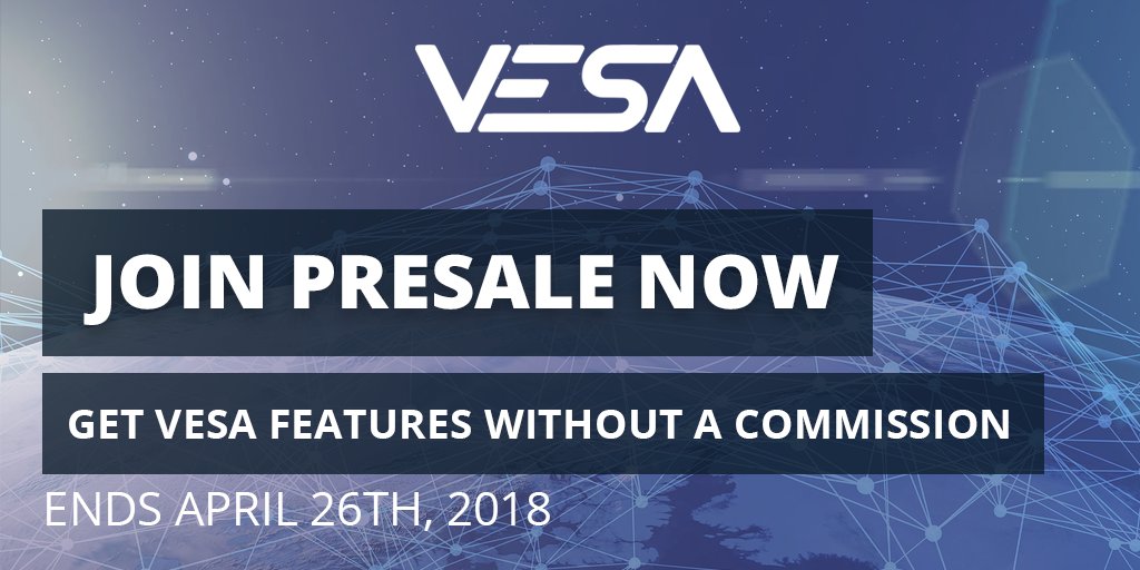 vesa_official's tweet photo. The backers who bought over 1,000 VSA at the Presale stage will get the opportunity to use all Vesa features without a commission for six months. In the next 6 months, they will have a 50% discount!

Make most of your investment here: https://t.co/wbLt3hUrdR https://t.co/sCBY9zoFsj
