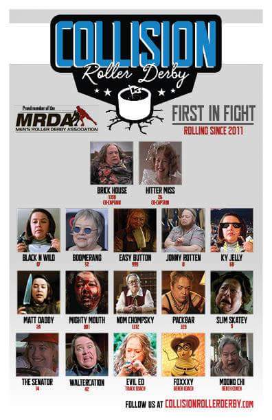 Collision Roller Derby is going to the Big O, May 4-6 in Eugene, OR!!! This huge event required harnessing the spirit of our favorite unofficial mascot, the almighty @MsKathyBates!!! Let's do this!! #youdamnright #collisionderby