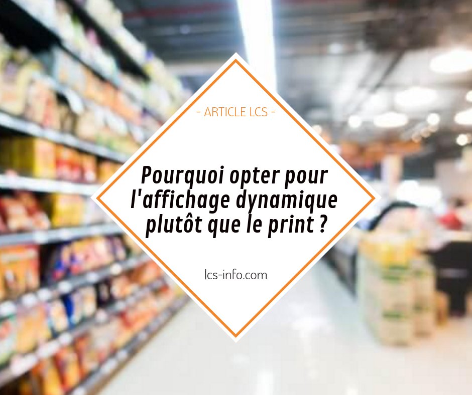 [#DigitalMedia] L'affichage dynamique permet notamment de diffuser des éléments de communication clairs et accessibles 📺💡 bit.ly/2Gx9dK9