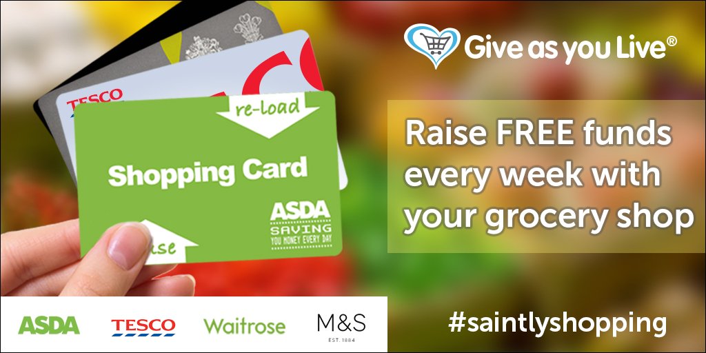 Ever think you could raise money for charity just by doing your weekly shop? By using pre-paid gift cards, bought through <a href="/giveasyoulive/">Give as you Live 💙❤️💚</a> you'll be able to do just that!

Buy your Asda, M&amp;S &amp; Tesco store cards via @GiveasyouLive and raise free funds for us! cardsforcauses.giveasyoulive.com/charity/turing…