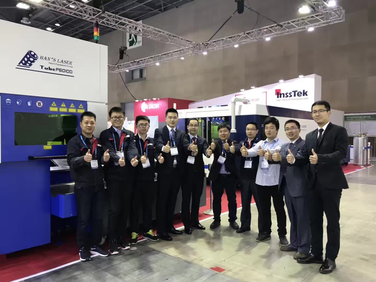 Hans_SME's tweet image. Han's Laser Smart Equipment Group in South Korea #SIMTOS 2018
Thanks for the cooperation from the colleagues in China and South Korean Branch.
Take a glance for the pics in Kintex.