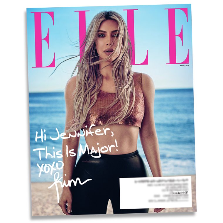 QuadGraphics's tweet image. Check out how Quad leveraged the power of personalized print for Elle Magazine and their new Kim Kardashian cover.  #Elle #KKW #printpersonalization goo.gl/32QzQk