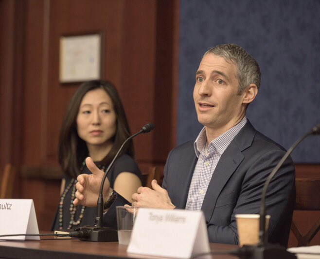 sophsokolowski's tweet photo. “You want to work for the person who knows that part of their job is to make you a better human being and to prepare you for your role in the workforce.” @schultzohio #UDCareerTrek #UDel #UDBidenInst https://t.co/RHePciOu9a
