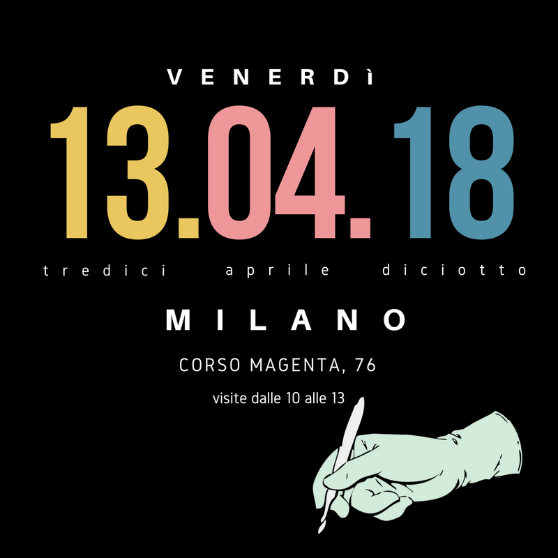giuliobasoccu's tweet photo. 📣SAVE THE DATE

ll 13 aprile sarò a #Milano 
Dalle 10.00 alle 13.00 effettuerò le visite presso lo studio situato a Corso Magenta, 76.
Per info e appuntamenti contattate lo studio di Roma al numero 06 678 0188

A presto! https://t.co/P80HRR08Z0