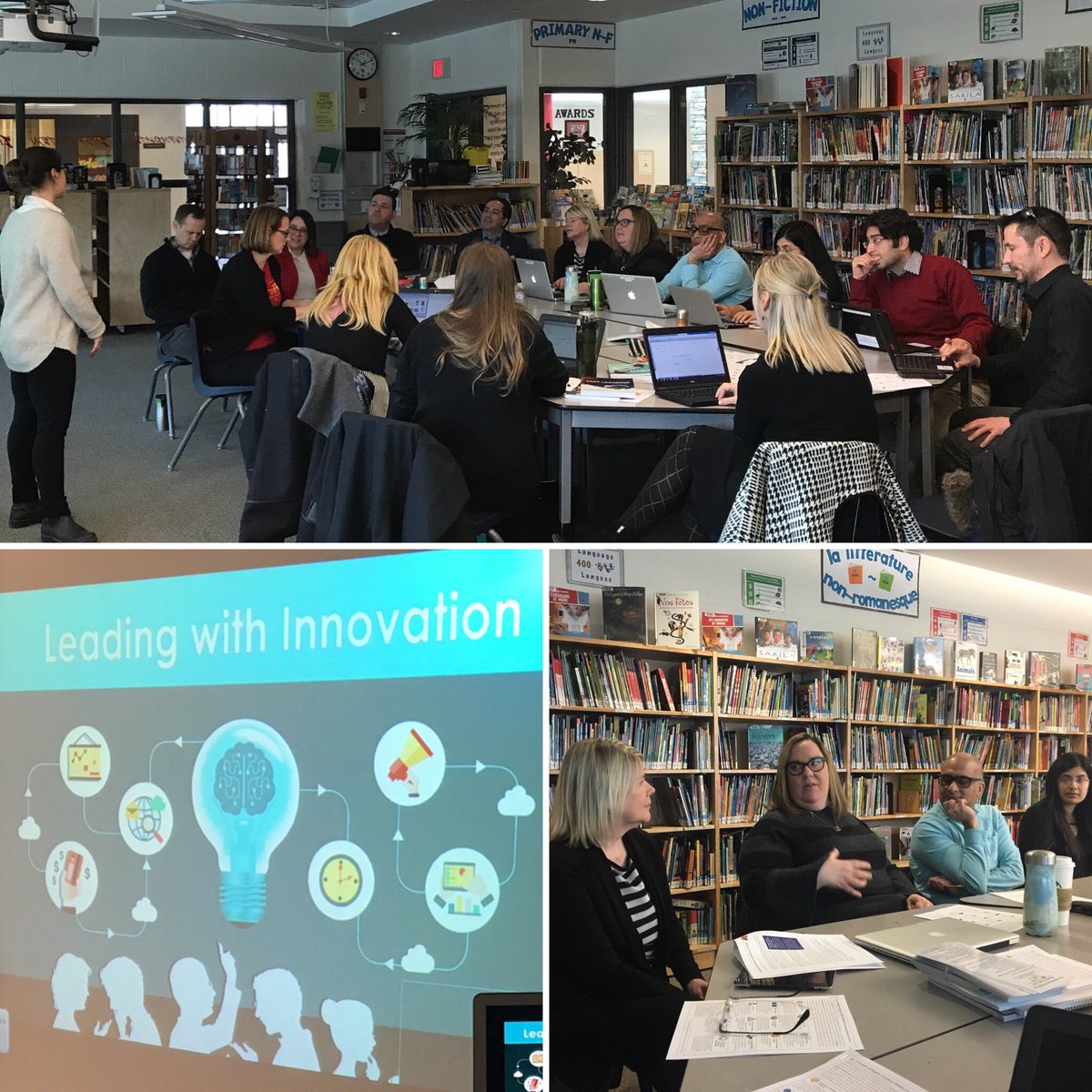 Educators from @SamSherrattPS and @HWDSB joined us for learning about #KnowledgeBuilding and @SpheroEdu with @TLX_ED @OISEUofT @MlleLeanne