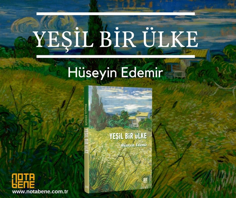 Firari günlerimde kaleme aldığım ve o dönem en çok kahrımı çeken anneme adadığım üçüncü kitabım Yeşil Bir Ülke nihayet çıktı. Şimdi heyecanla postacının yolunu gözlüyorum. 
#YeşilBirÜlke 
#NotaBene 
#Öykü #Edebiyat