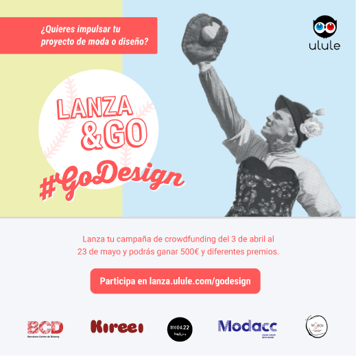 <a href="/ululeES/">Ulule ES</a> lanza un nuevo reto para seguir impulsando proyectos creativos y con impacto. ¡Comienza #GoDesign! para emprendedores de #moda y #diseño que quieran lanzar su campaña #crowdfunding. ¡Muchos premios en juego! Descubre cómo participar aquí >> lanza.ulule.com/godesign/